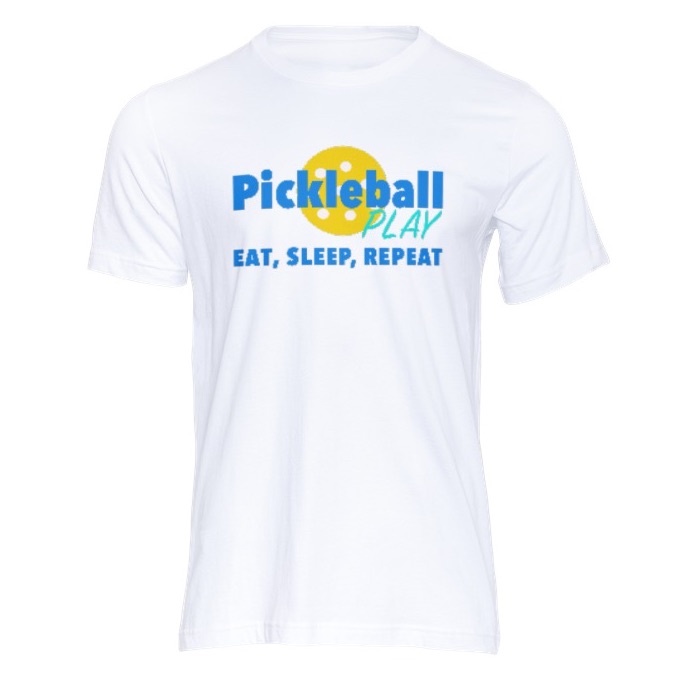 Pickleball 'Play Eat Sleep Repeat' T-Shirt